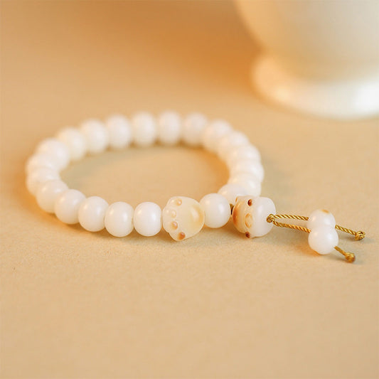 Bodhi Seed Beaded Bracelet - Spiritual Wrist Mala